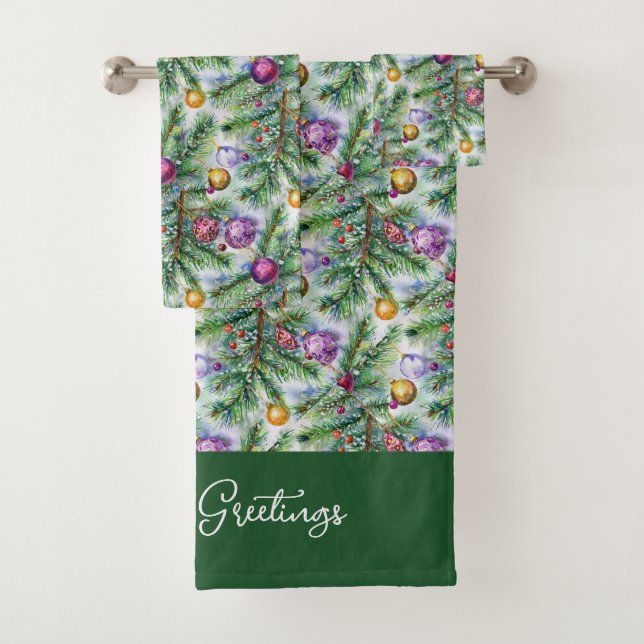 Holiday Christmas Tree Ornaments (In situ)