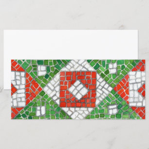 HOLIDAY MOSAIC 4x9 Tarjeta plana / Horizontal