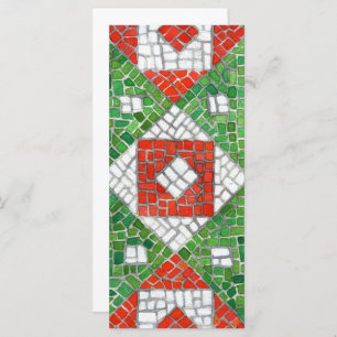 HOLIDAY MOSAIC 4x9 Tarjeta plana / Vertical