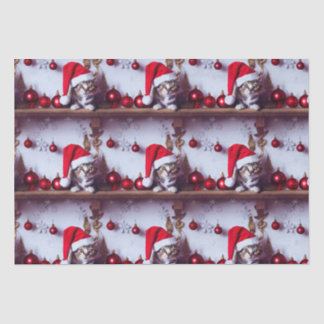 Holiday Shelf Kitty - Papel para el tejido del gat