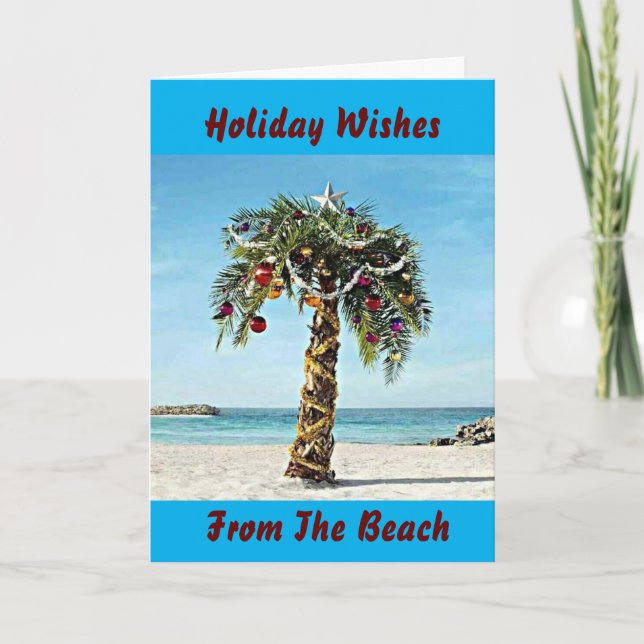 HOLIDAY WISHIES FROM ***LA TARJETA DE PLAYA*** (Anverso)