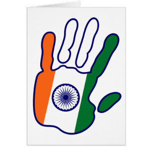 holiES - Mano de bandera de la India