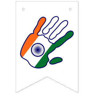 holiES - mano de la bandera de la India