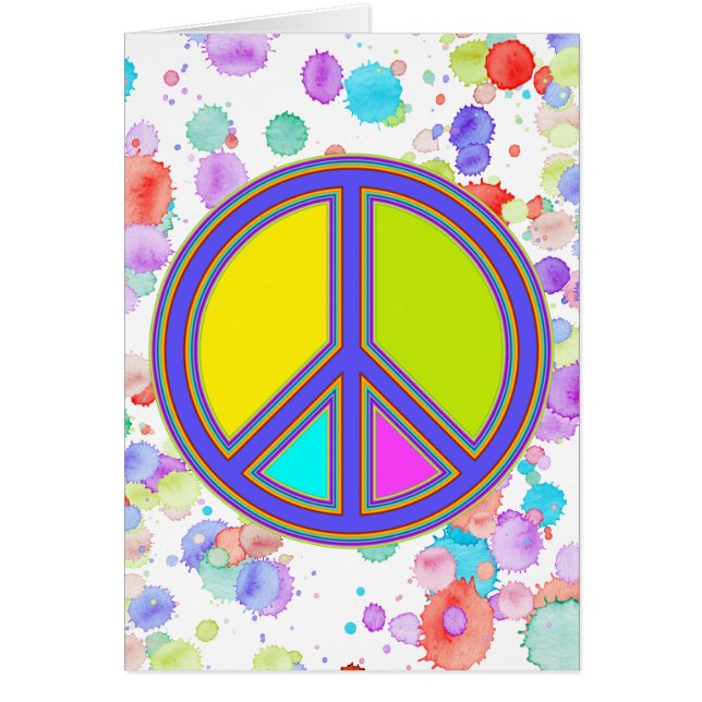 holiES - signo de PAZ colorido + tus ideas (Frente)