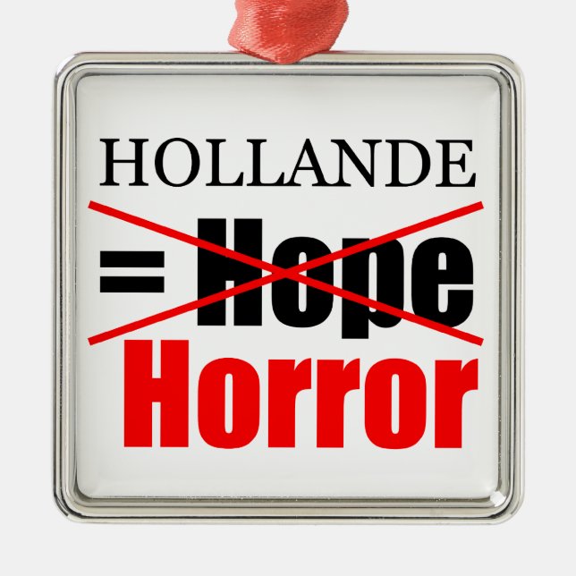 Hollande No Esperanza = Horror - Ornamento (Frente)