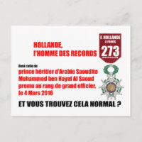 Hollande Record Legions d'Honneur - H postal