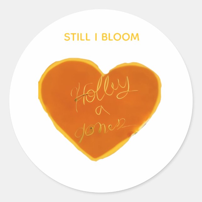 Holley Heart Pegatina - Sello redondo de soberanía (Anverso)