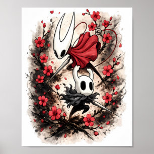 Hollow Knight Hornet Flor de Cerezo Arte de Juegos