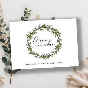 HOLLY BERRY MODERNA ELEGANTE WREATY MERRY NAVIDAD
