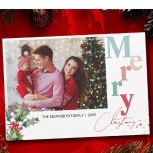 Holly Branches, un Navidad de fotografía familiar