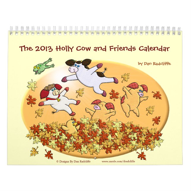 Holly Cow y el calendario de amigos 2013 (Tapa)