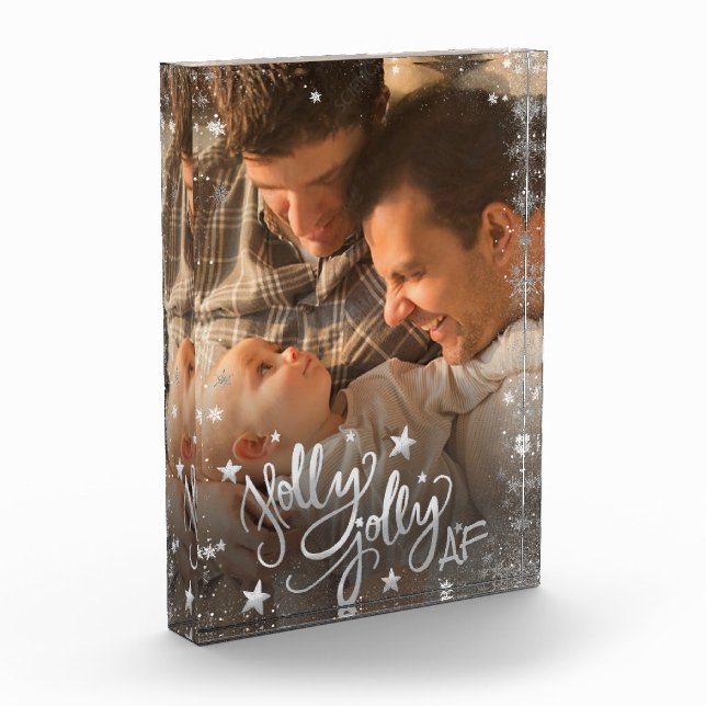 Holly Jolly AF | Foto de Relieve metalizado de imi (Izquierda)