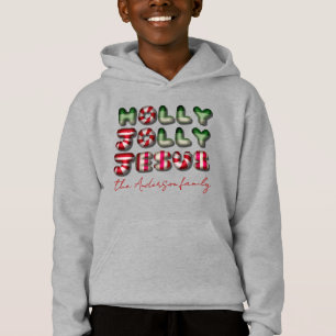 Holly Jolly Jesús 3D óptico negrita caramelo niños