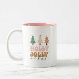 Holly jolly navidad presente taza de café
