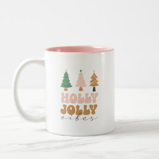 Holly jolly navidad presente taza de café