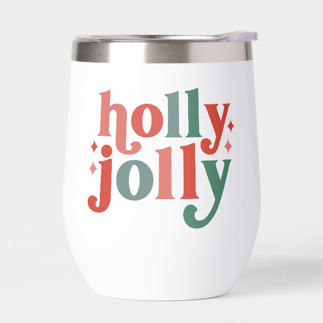 Holly Jolly - Tipografía de vacaciones retro (Izquierdo)