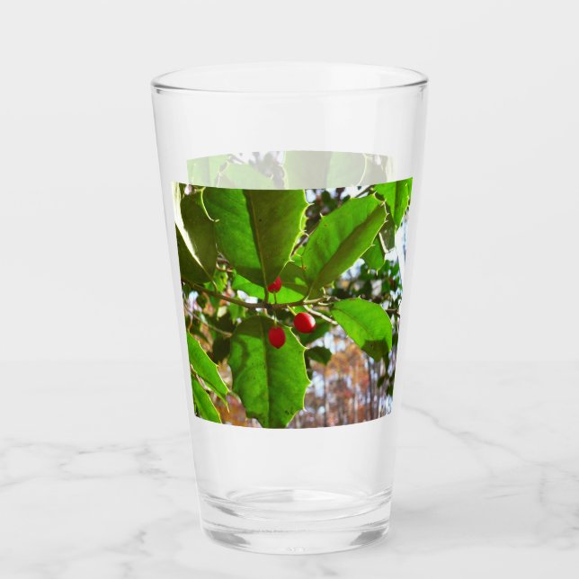 Holly Leaves II Naturaleza de las vacaciones Botán (Anverso)