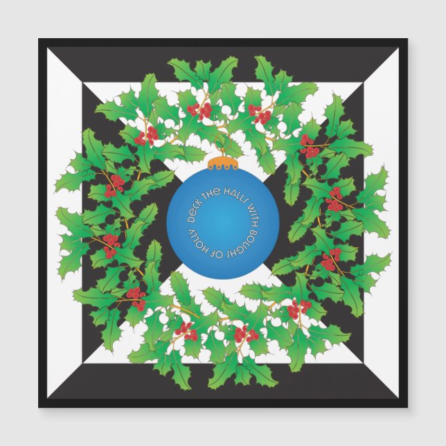 Holly Magnet Card (Anverso)