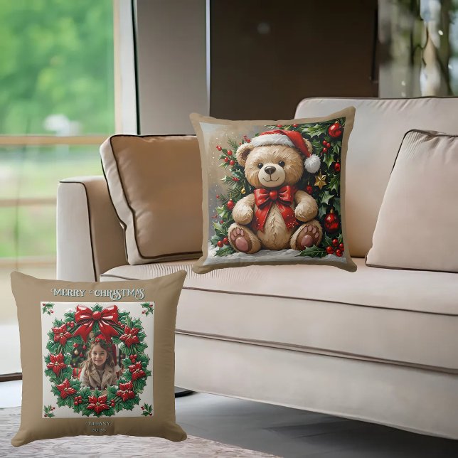 Holly Navidades Cojín decorativo (Subido por el creador)