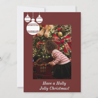 Holly, tarjeta de Navidades de Jolly