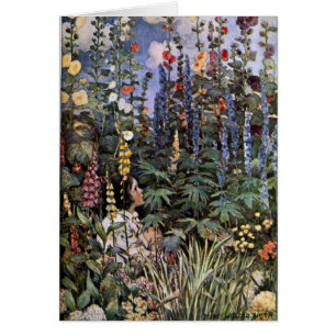 Hollyhocks