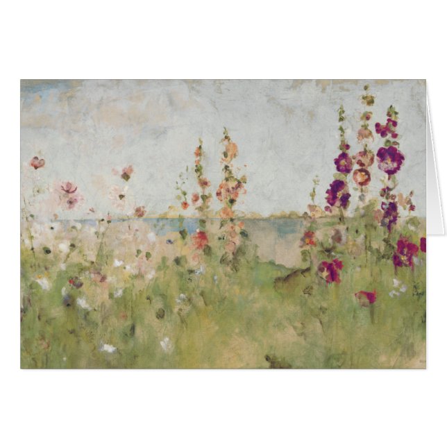 Hollyhocks por el mar (Anverso (Horizontal))
