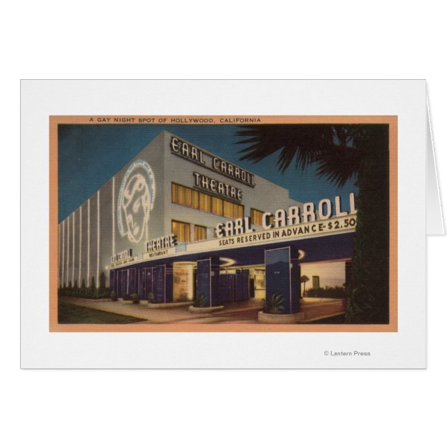 Hollywood, CA - "Un lugar nocturno gay" (Anverso (Horizontal))