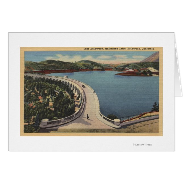 Hollywood, CALake Hollywood y Mulholland Drive (Anverso (Horizontal))