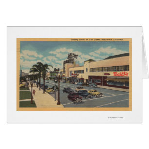 Hollywood, CALooking South en Vine Street View