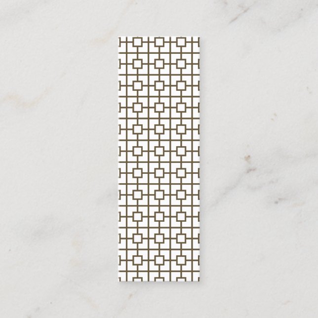 HOLLYWOOD GLAM Slim Tarjeta de presentación (Anverso)