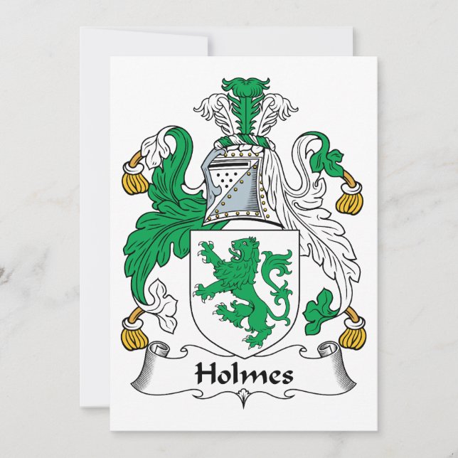 Holmes Family Crest (Anverso)