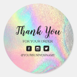 Holografía Pegatina Unicornio . Elegancia y armoní