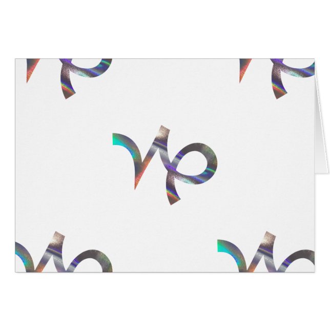 holograma Capricornio (Anverso (Horizontal))