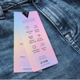 Holograma comercial de etiqueta de precio de instr