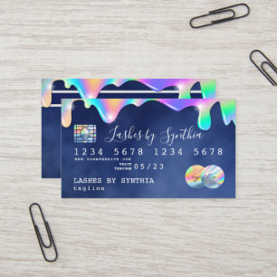holograma goteo marina Tarjeta de crédito añadir n