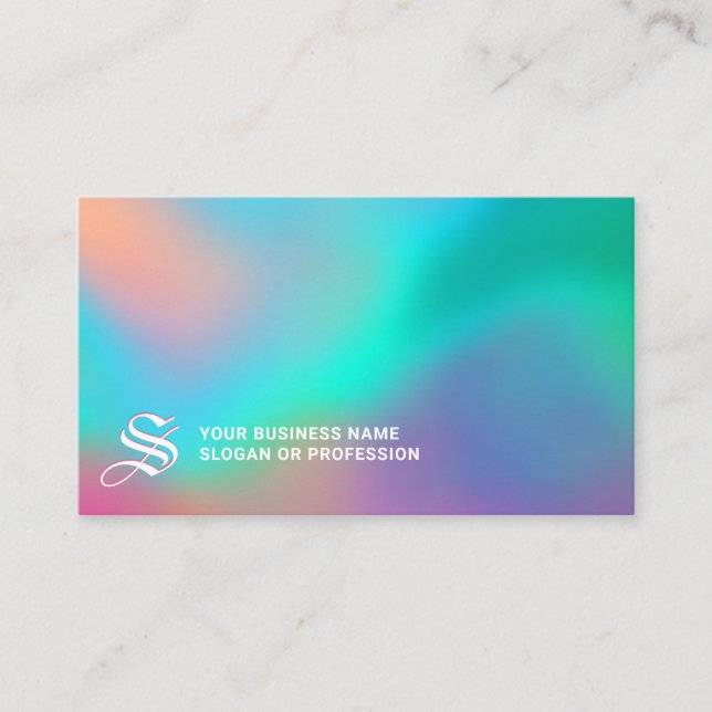 Holographic Wonderland | Tarjeta de visita monográ (Anverso)