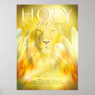 HOLY ES EL SEÑOR - poster de arte cristiano