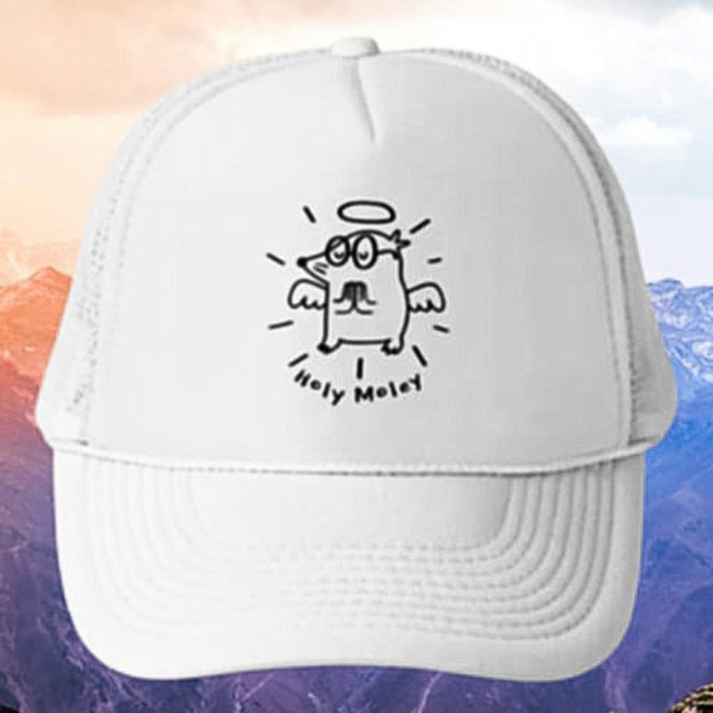 Holy Moley | Funny Angel Mole Personalizado Gorra (Subido por el creador)