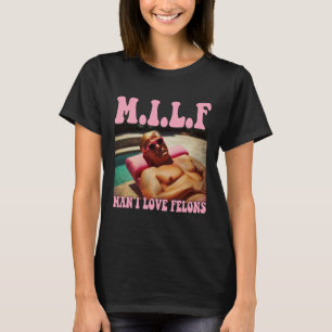 Hombre, amo a los delincuentes Camiseta de Trump D