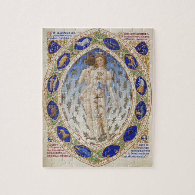 Hombre anatómico - rompecabezas (Vertical)