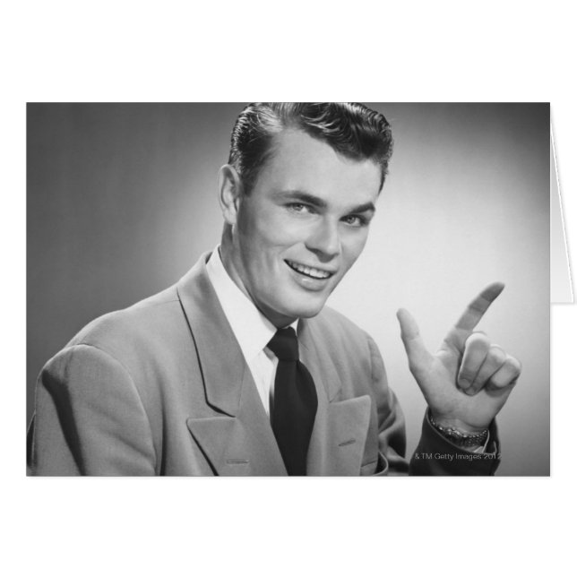 Hombre Apuntando 2 (Anverso (Horizontal))