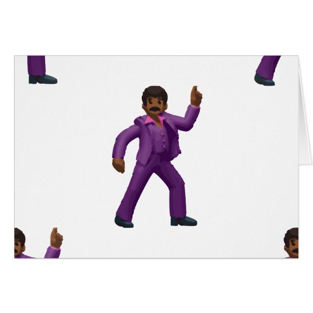 Hombre bailando de emoji (Anverso (Horizontal))