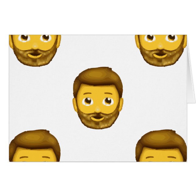 hombre barbudo de emoji (Anverso (Horizontal))