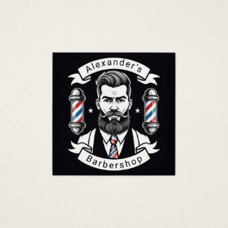 Hombre barbudo moderno