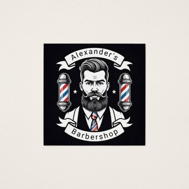 Hombre barbudo moderno (Anverso)