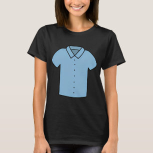 Hombre Camisa Azul Tipo Tatuaje Vector