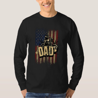 Hombre camiseta vintage bandera americana de EE. U