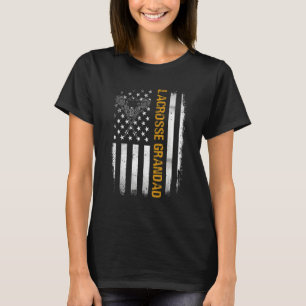 Hombre camiseta vintage lacrosse abuelo lax abuelo