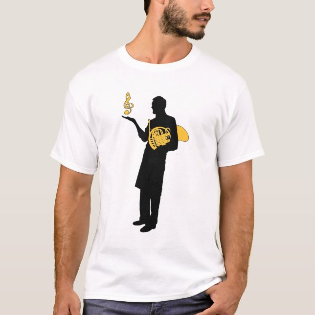 Hombre con camiseta del Cuerno de Francia (Anverso)
