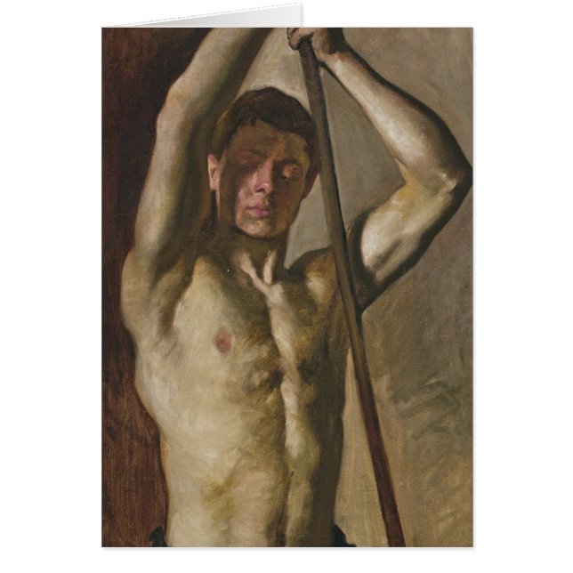 Hombre con el personal (Frente)